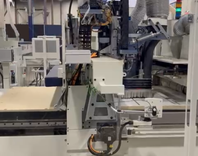 Nesting melamine routing by CNC