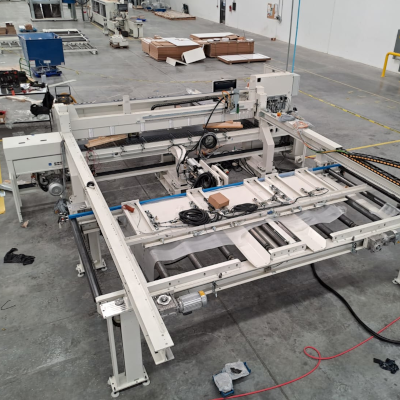 Proceso de armado de una dimensionadora